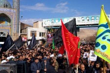 راهپیمایی ضد آمریکایی و صهیونیستی در اسلام آبادغرب برگزار شد+تصاویر