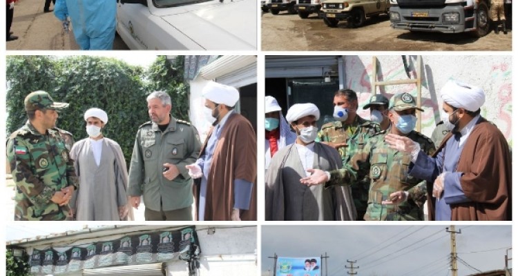 بازدید امام جمعه اسلام آباد غرب از ایستگاه غربالگری مقابله با کرونا ارتش جمهوری اسلامی ایران