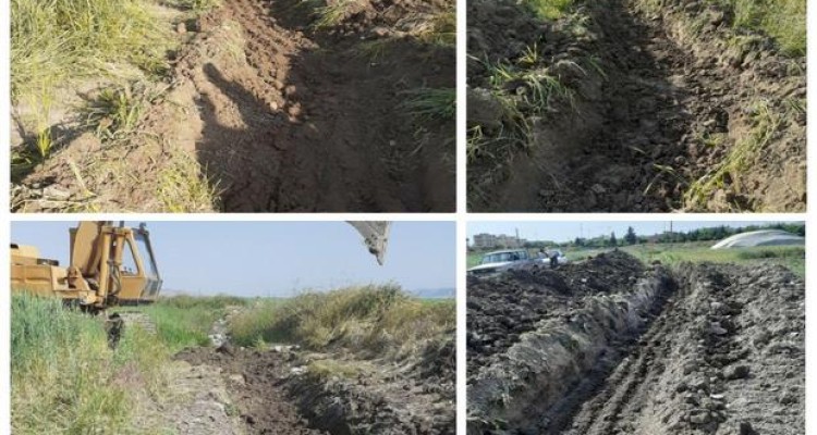 رفع تجاوز رودخانه فصلی چهار طایفه اسلام آبادغرب