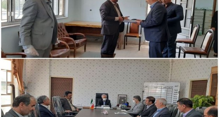  تکریم و معارفه مدیر امور آبفار و سرپرست جدید امور آبفا شهرستان اسلام آبادغرب