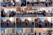 اجرای سرود(پاتوقی) و خیابانی توسط کاروان منتظران ظهور+تصاویر