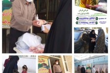 توزیع گوشت قربانی در کمیته امداد شهرستان اسلام آبادغرب