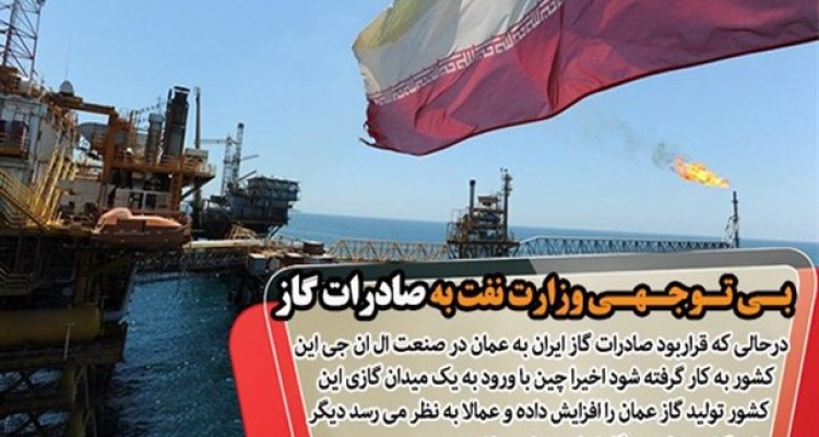 بی توجهی وزارت نفت به صادرات گاز/ بازار گاز عمان هم از دست رفت  بی توجهی وزارت نفت به صادرات گاز/ بازار گاز عمان هم از دست رفت