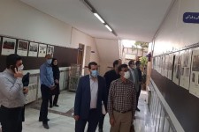 بازدید مدیرکل فرهنگ و ارشاداسلامی استان کرمانشاه از نمایشگاه عکس دفاع مقدس در اسلام آبادغرب