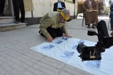 اجرای نمایش خیابانی گنج به مناسبت هفته دفاع مقدس در اسلام آبادغرب+عکس