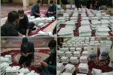 توزیع بیش از 18 هزار ماسک و غذای گرم در بین مردم اسلام آبادغرب+تصاویر