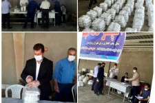 توزیع بیش از 2000 پرس غذای گرم در بین مددجویان روستاهای دهستان منصوری