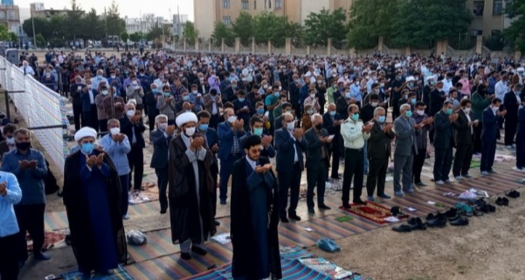 نماز باشکوه عید سعید فطر در اسلام آبادغرب