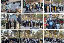 مراسم اربعین شهادت سرهنگ خلبان شهید کیانوش بساطی در اسلام آبادغرب+تصاویر