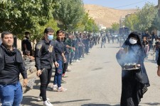 عزاداری عاشورای حسینی در اسلام آبادغرب+عکس و فیلم