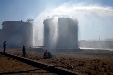 برگزاری مانور مهار آتش سوزی در شرکت نفت اسلام آبادغرب+فیلم و عکس