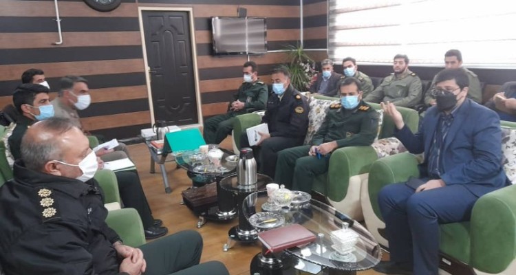 جلسه هماهنگی و تعامل نیروی انتظامی و بسیج  اسلام آبادغرب برگزار شد