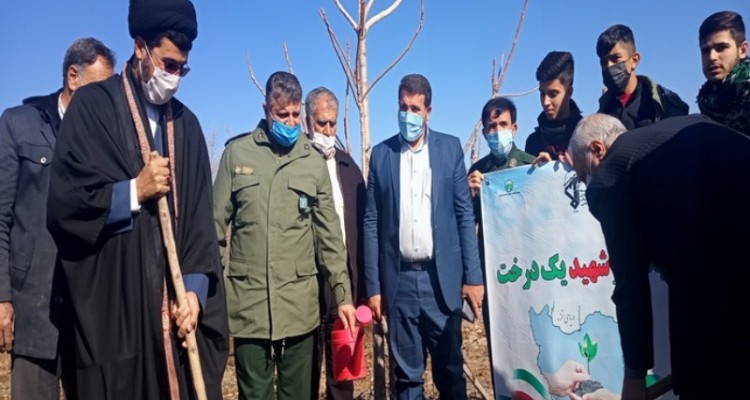 پویش مردمی "کاشت نهال به یاد شهدا" در اسلام آبادغرب برگزار شد+تصاویر