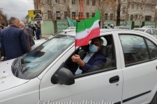 حضور پرشور مردم اسلام آبادغرب در راهپیمایی موتوی و خودرویی یوم الله 22 بهمن+عکس و فیلم