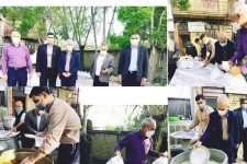 تهیه و توزیع ۱۲۰۰ پرس غذای گرم در بین مددجویان اسلام آبادغرب