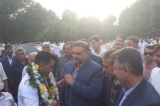 استقبال مردم اسلام آبادغرب از قهرمان تیراندازی جهان