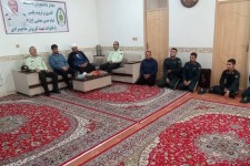 دیدار دانشجویان دانشگاه تربیت افسری امام حسن مجتبی (ع) فراجا با خانواده شهید حاجیمرادی در اسلام آبادغرب+تصاویر