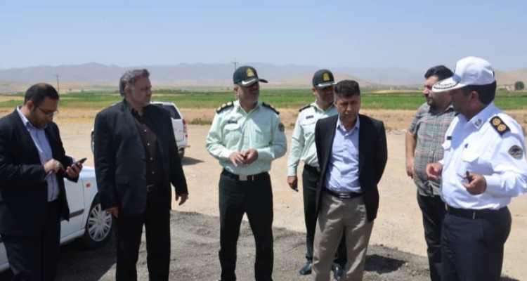 بازدید میدانی مسئولین شهرستان از مسیر تردد زوار اربعین در اسلام آبادغرب