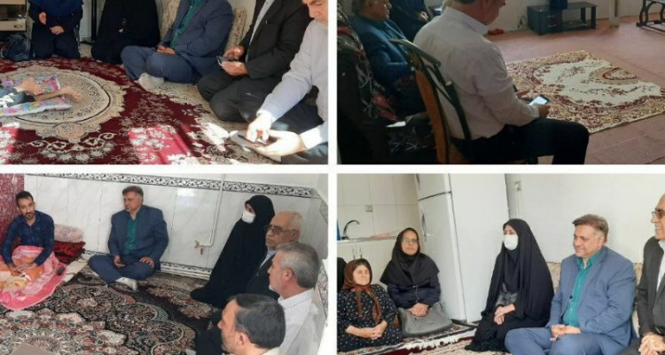 دیدار با خانواده های دارای معلولیت تحت حمایت بهزیستی اسلام آبادغرب