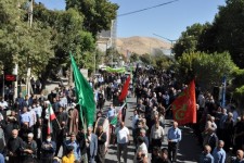 مراسم عزاداری رحلت پیامبر اسلام (ص) و شهادت امام حسن مجتبی(ع) در اسلام آبادغرب+تصاویر