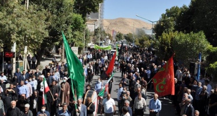 مراسم عزاداری رحلت پیامبر اسلام (ص) و شهادت امام حسن مجتبی(ع) در اسلام آبادغرب+تصاویر