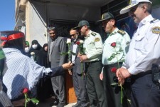 قدردانی از امنیت آفرینان انتظامی اسلام آبادغرب توسط دانش آموزان و فرهنگیان اسلام آبادغرب+تصاویر