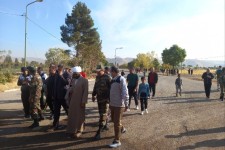 همایش پیاده روی خانوادگی در تیپ 181زرهی برگزار شد+تصاویر