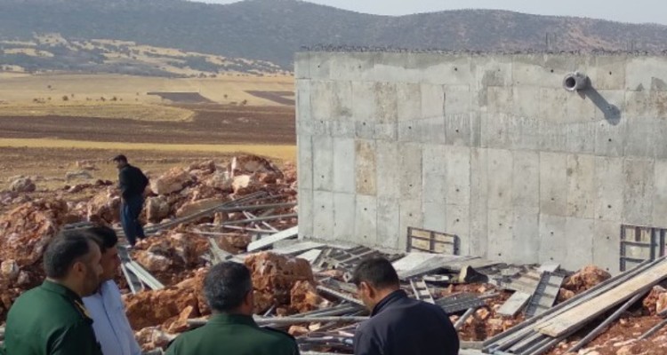 بازدید فرمانده سپاه اسلام آبادغرب از روند اجرای پروژه "مجتمع آبرسانی تراب"