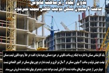 بدون ایجاد زیرساخت قانونی، ساخت ۴ میلیون مسکن موجب کاهش قیمت نمی‌شود/ بهای مسکن در کشور اقتصادی نیست