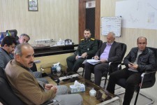 جلسه پیگیری روند پیشرفت پروژه‌های جهاد آبرسانی به روستاهای شهرستان اسلام آبادغرب
