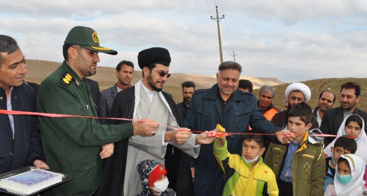 افتتاح یک طرح عمرانی روستایی در اسلام آبادغرب به همت بسیج سازندگی سپاه