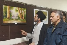 افتتاح نمایشگاه آثار هنری بانوان اسلام آبادغرب+عکس