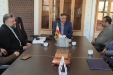 مراسم تکریم و معارفه رئیس اداره تعزیرات حکومتی اسلام‌آبادغرب برگزار شد