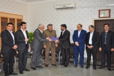 آیین تودیع و معارفه مدیرعامل منطقه ویژه اقتصادی اسلام‌آبادغرب برگزار شد