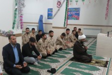 برگزاری ضیافت افطاری سربازان وظیفه سپاه اسلام‌آبادغرب