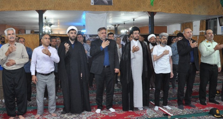 مراسم سی‌وچهارمین سالگرد رحلت امام خمینی(ره) در اسلام‌آبادغرب برگزار شد