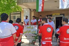 برگزاری دوره بازآموزی نجاتگران جمعیت هلال احمر شهرستان اسلام‌آبادغرب