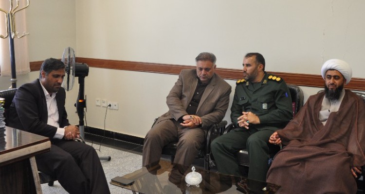 دیدار فرماندار و  فرماندهی سپاه اسلام‌آبادغرب با دادستان و رئیس دادگستری شهرستان