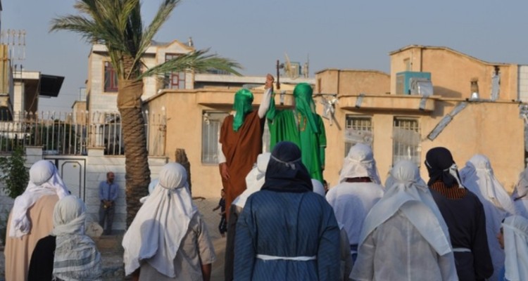 بازسازی واقعه غدیر خم در اسلام آبادغرب+تصاویر