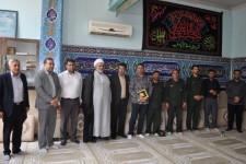 آیین تودیع و معارفه فرمانده پایگاه مقاومت بسیج شهرداری اسلام‌آبادغرب برگزار شد