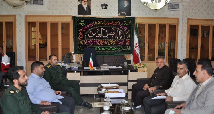 دیدار فرمانده سپاه  اسلام‌آبادغرب با فرماندار شهرستان +عکس