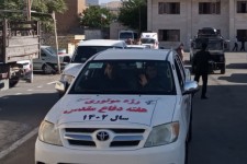 رژه موتوری و خودرویی در اسلام آبادغرب به مناسبت هفته دفاع مقدس