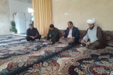 دیدار با خانواده شهدای بخش گهواره+عکس