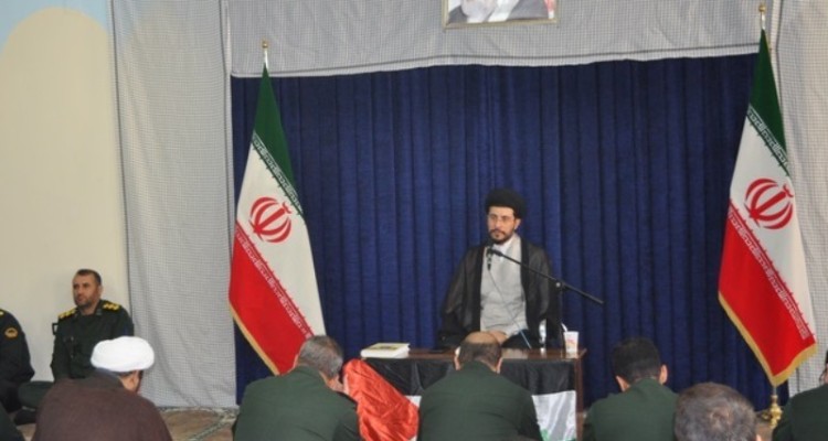 دیدار بسیجیان با امام جمعه اسلام‌آبادغرب+تصاویر