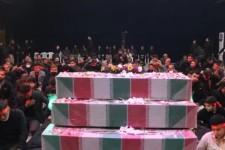 مردم شهیدپرور کرمانشاه با شهدای گمنام وداع کردند