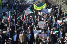 راهپیمایی باشکوه مردم اسلام‌آبادغرب در یوم‌الله 22 بهمن