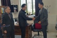 مراسم تودیع و معارفه ریاست مجتمع عالی سلامت شهرستان اسلام آباد غرب