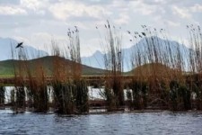 سرریز شدن آب از تالاب هشیلان کرمانشاه