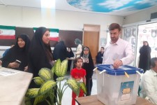 حضور گسترده مردم اسلام آبادغرب در انتخابات ریاست جمهوری