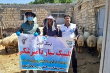 اعزام  اکیپ خدمات رسان دامپزشکی به حوزه انجیرک